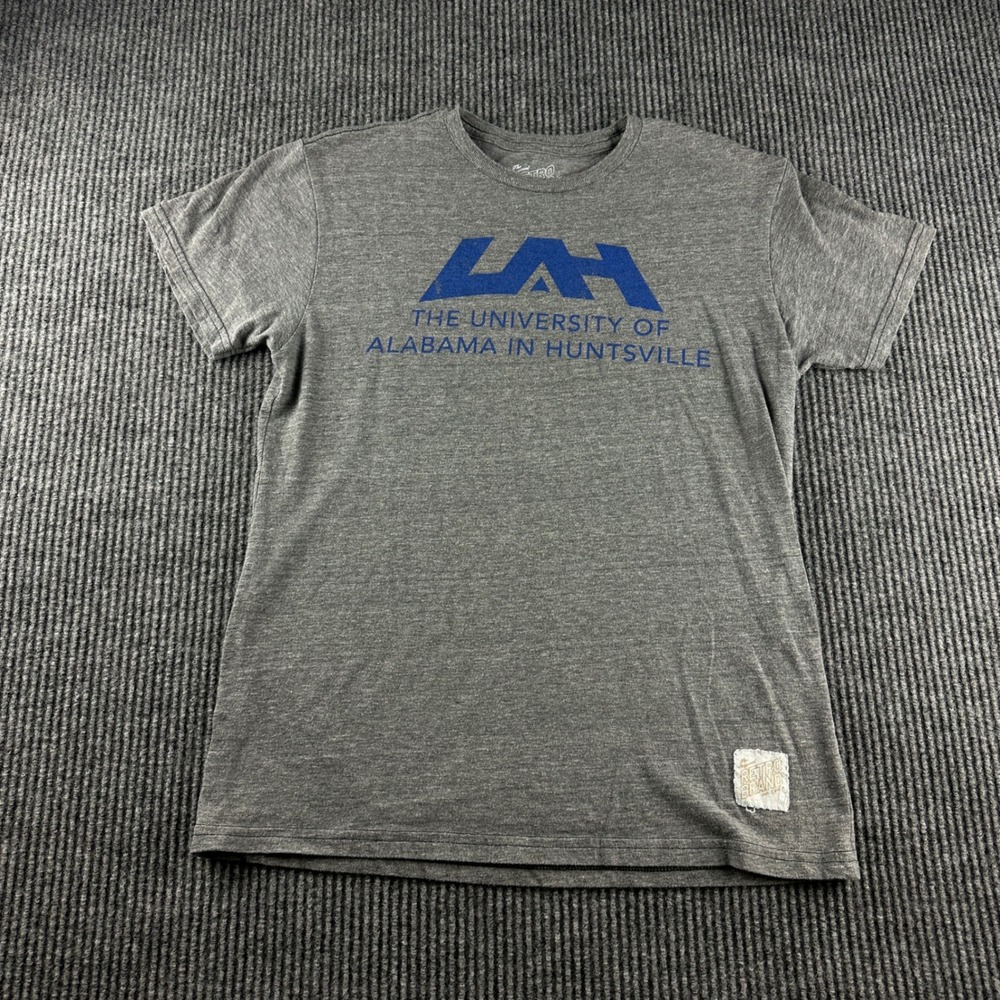 Retro Brand University of Alabama Huntsville UAH T-Shirt Gray Mens Small